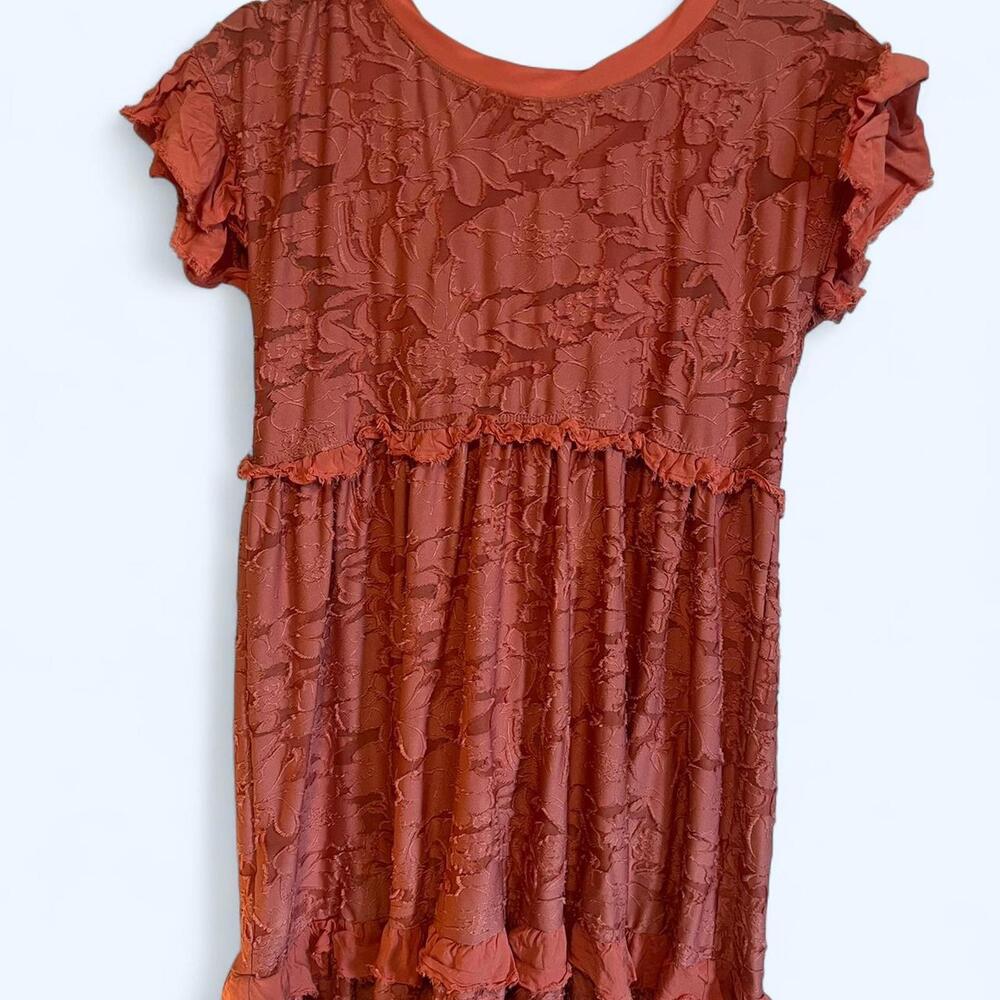 Anthropologie Textured Lace Babydoll Dress – XXS
